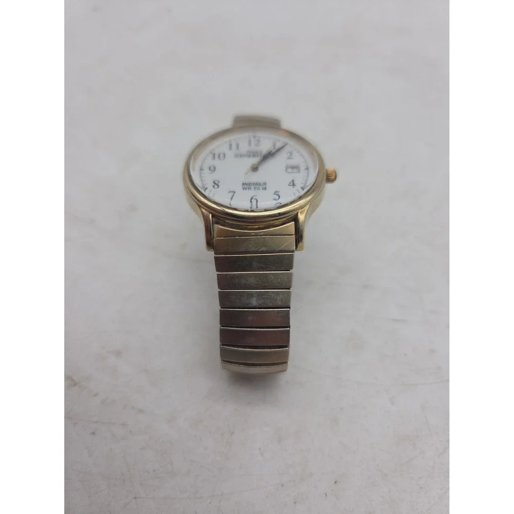 Timex Expedition Field Watch White Dial INDIGLO WR50M New Battery - TESTED WORKS